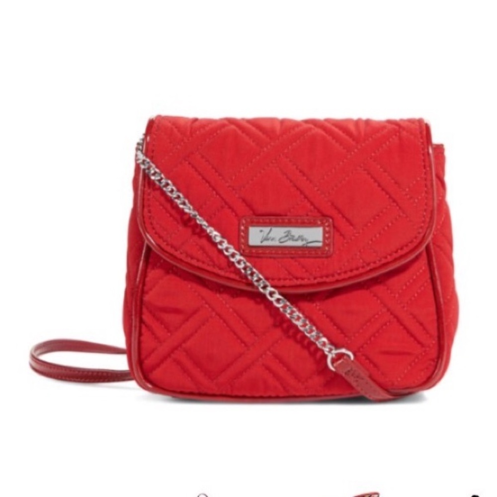 NWT Vera Bradley red crossbody bag - Picture 1 of 9